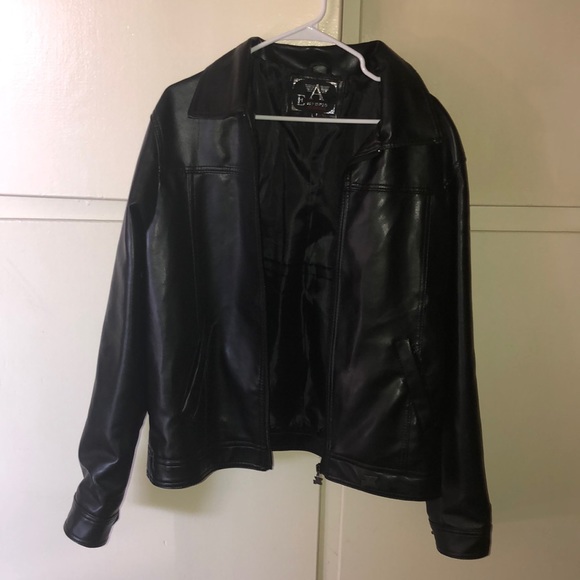 ARMANI LEATHER JACKET 🔥